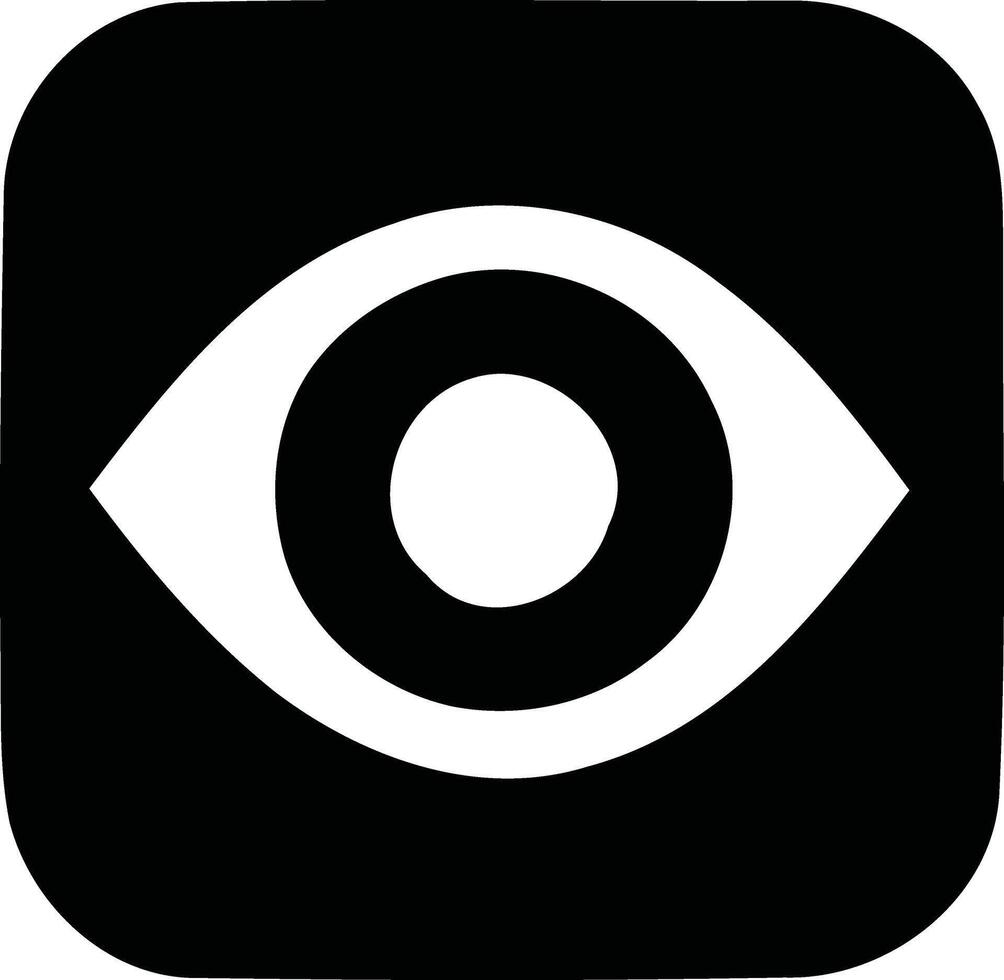 Monochrome Insight, A Minimalist Perspective on Vision. vector