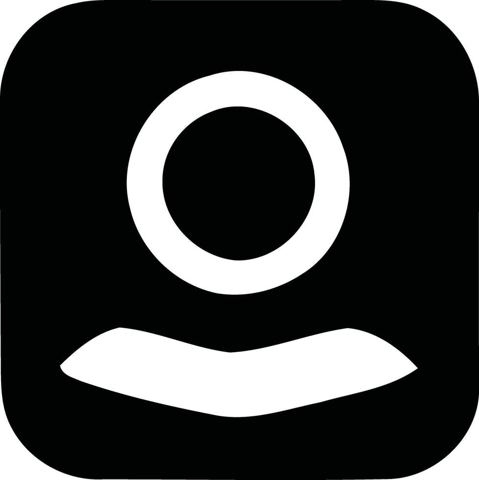 Monochrome Speaker Silence, A Minimalist Perspective. vector