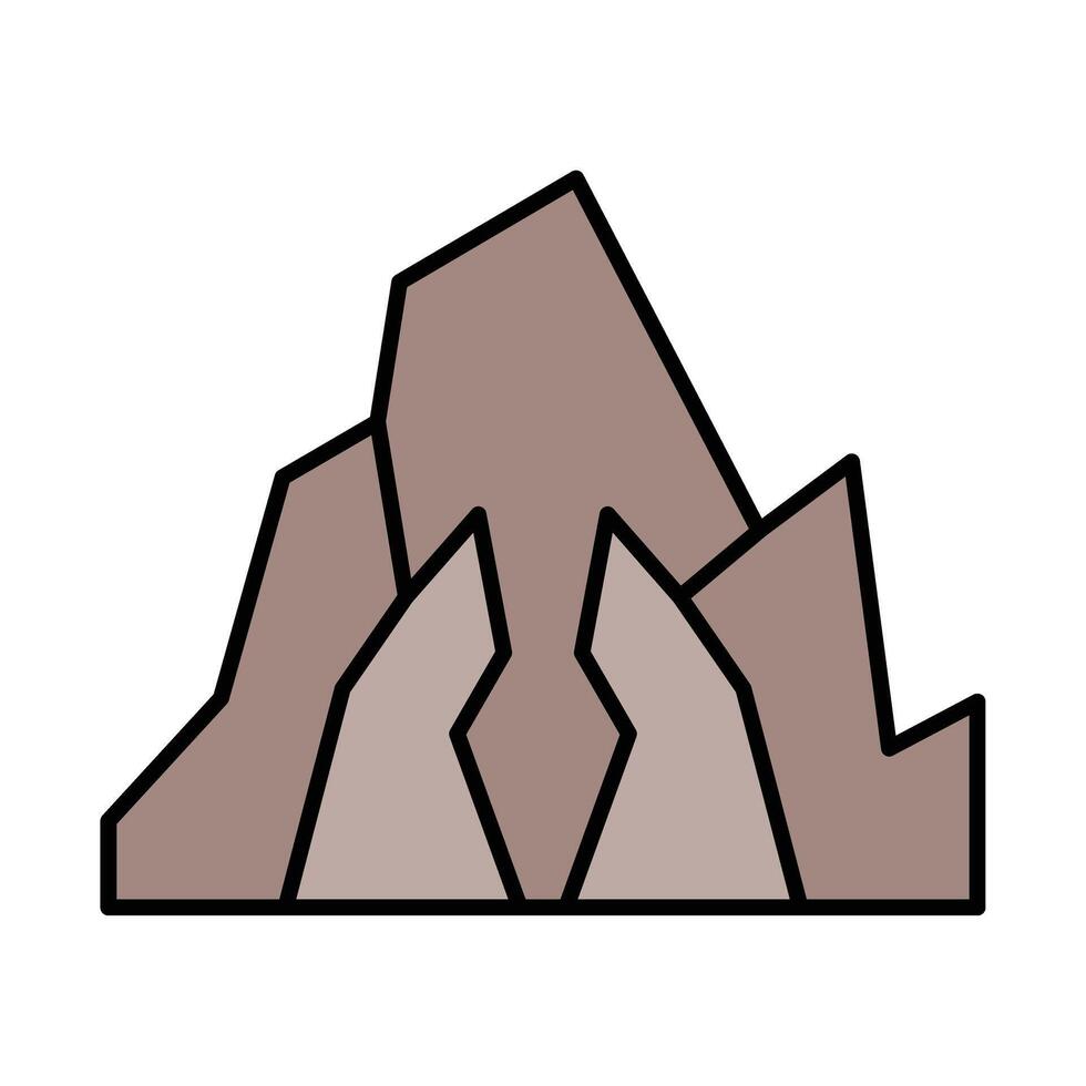 Mountain Line Icon vector