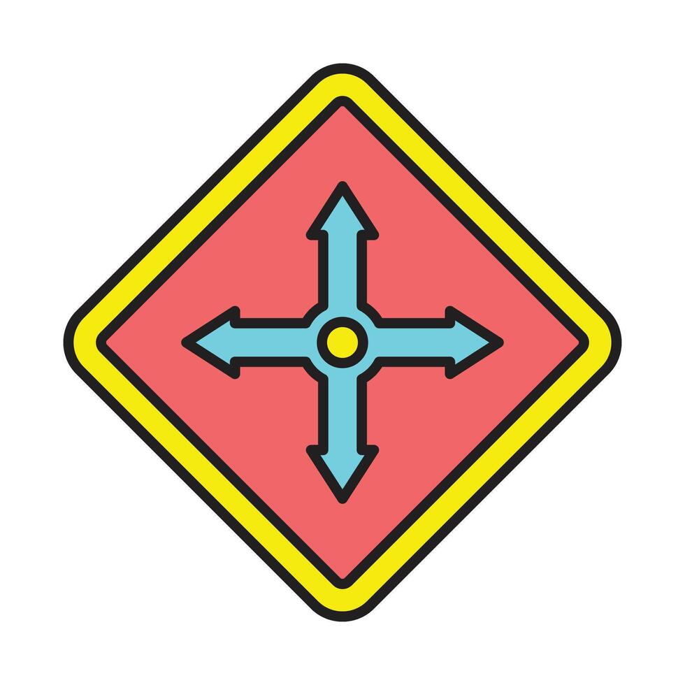Move Selector Line Filled Icon Design vector