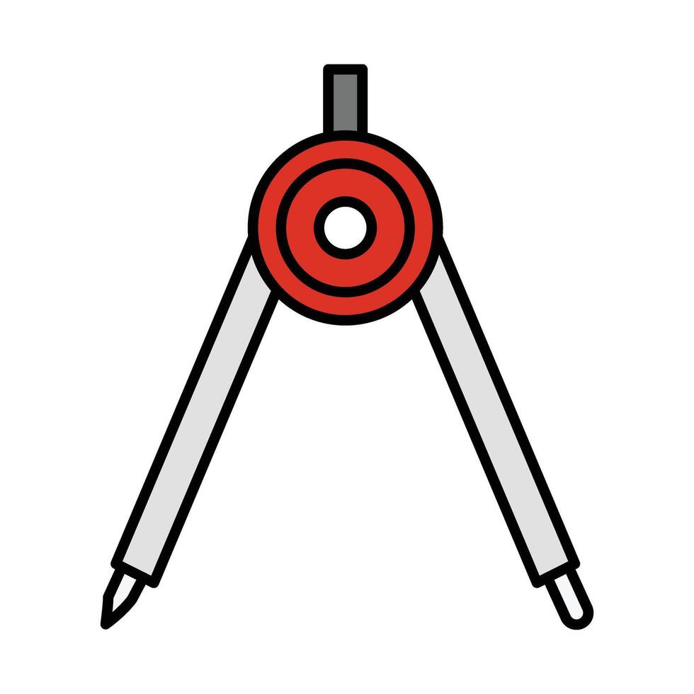 Compass Line Icon vector