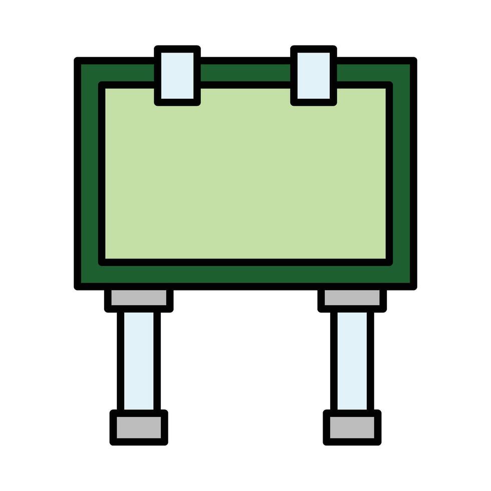 BillBoard Line Icon vector
