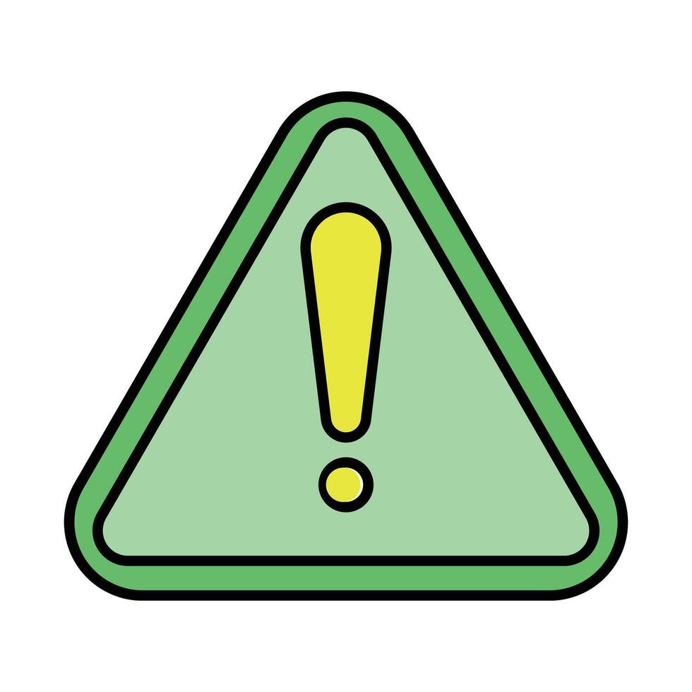 Error Line Filled Icon Design vector