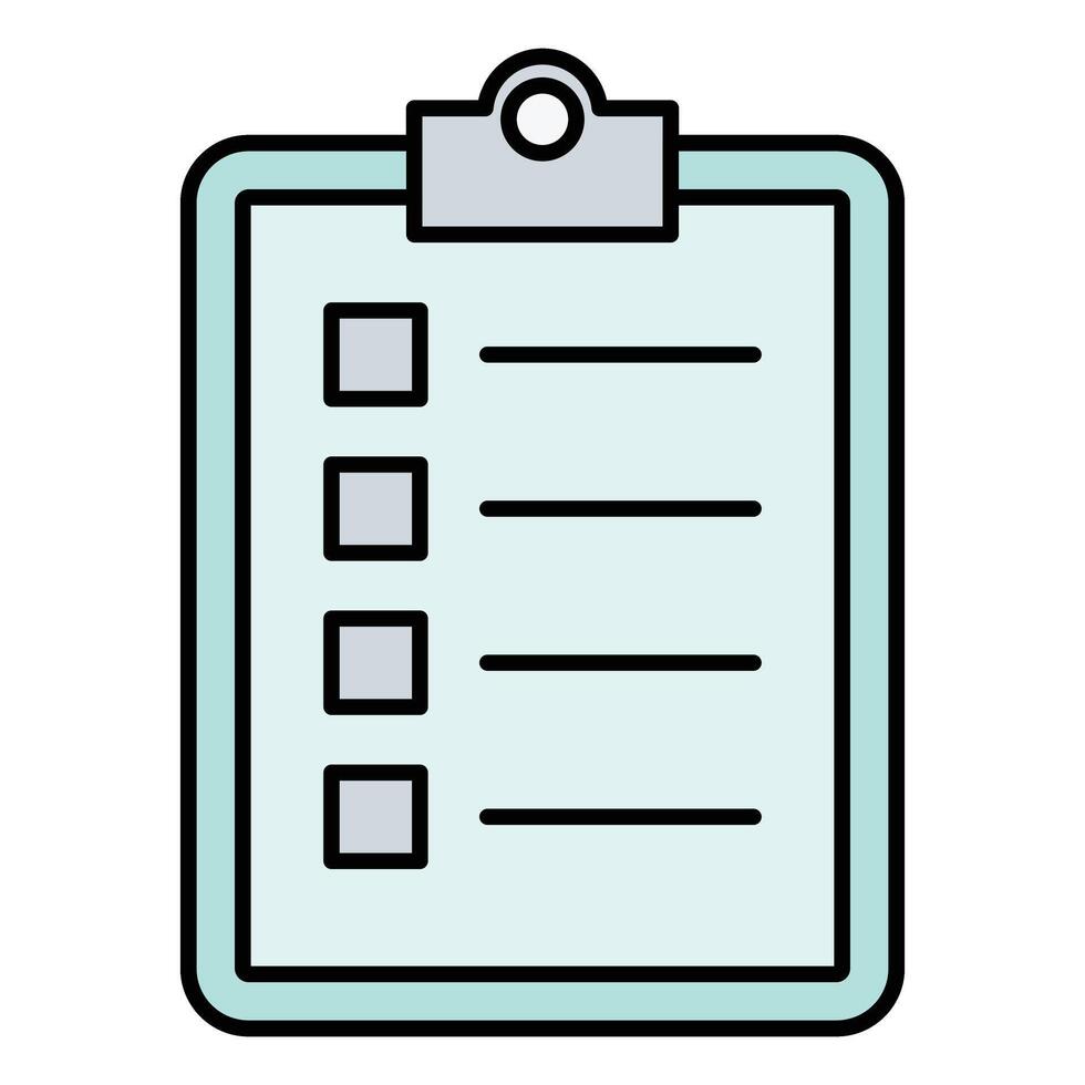 Requirements Line Filled Icon Design vector