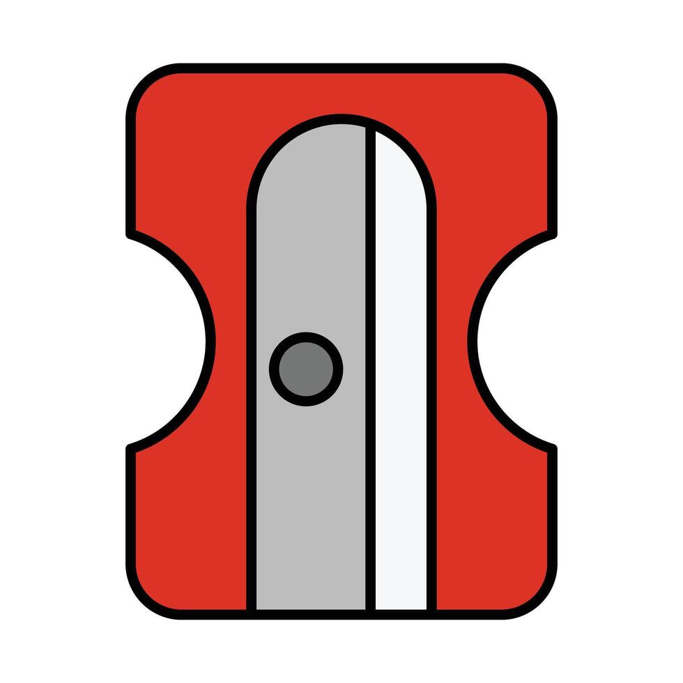 Pencil Sharpener Line Icon vector