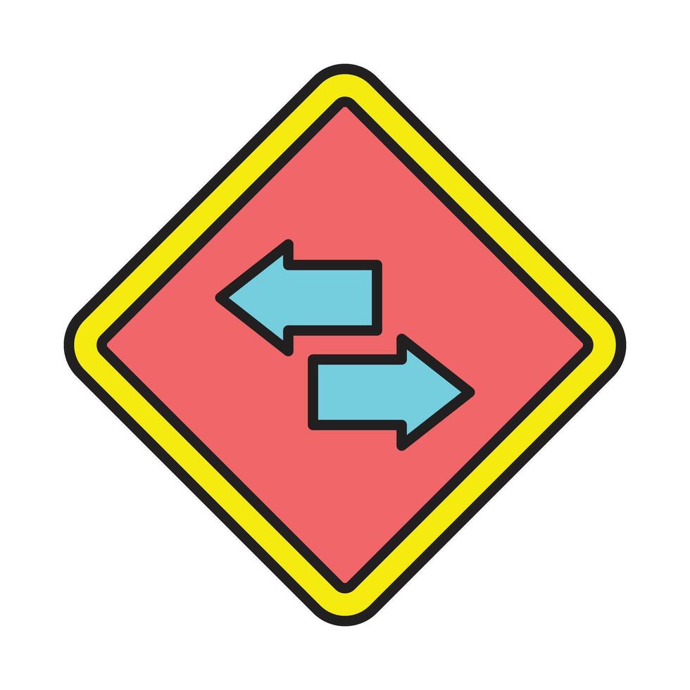 Swap Line Filled Icon Design vector