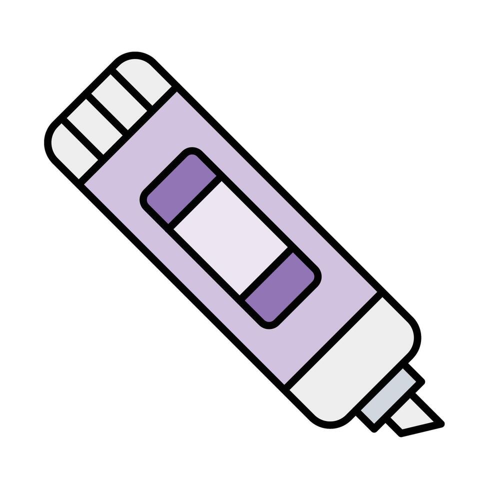 Marker Line Icon vector