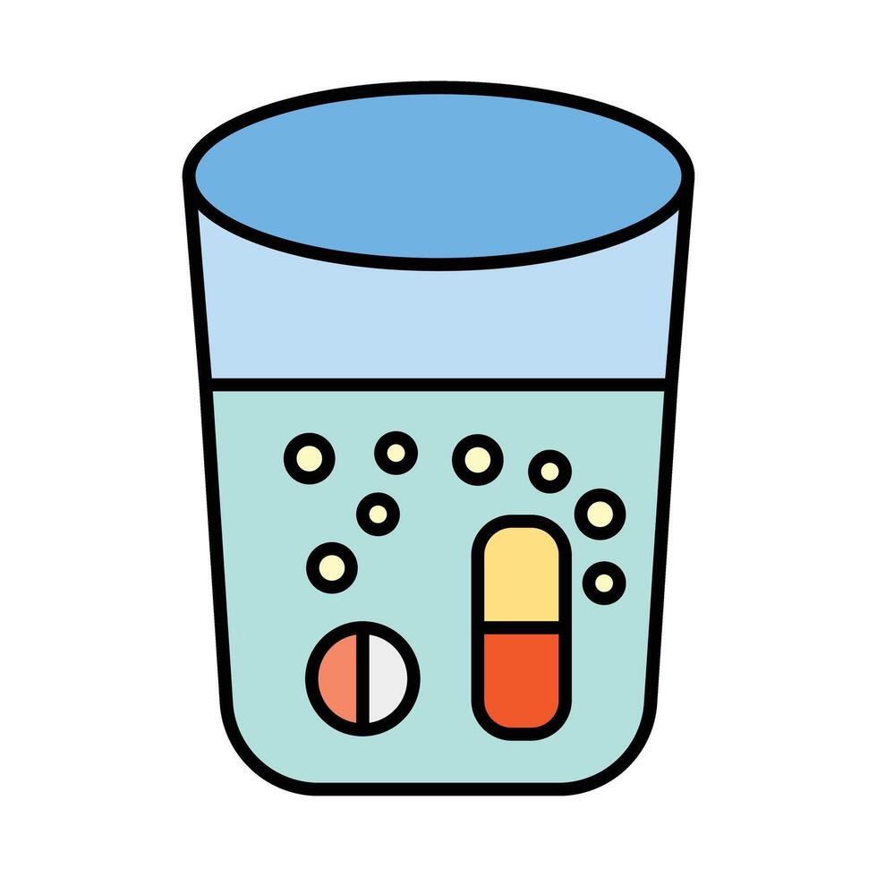 Effervescent Line Filled Icon Design vector