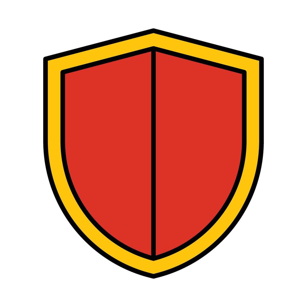 Shield Line Icon vector