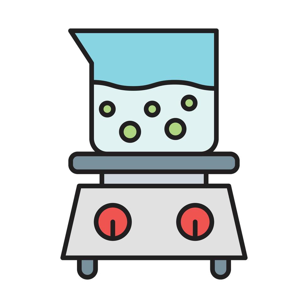 Stirrer Line Filled Icon Design vector