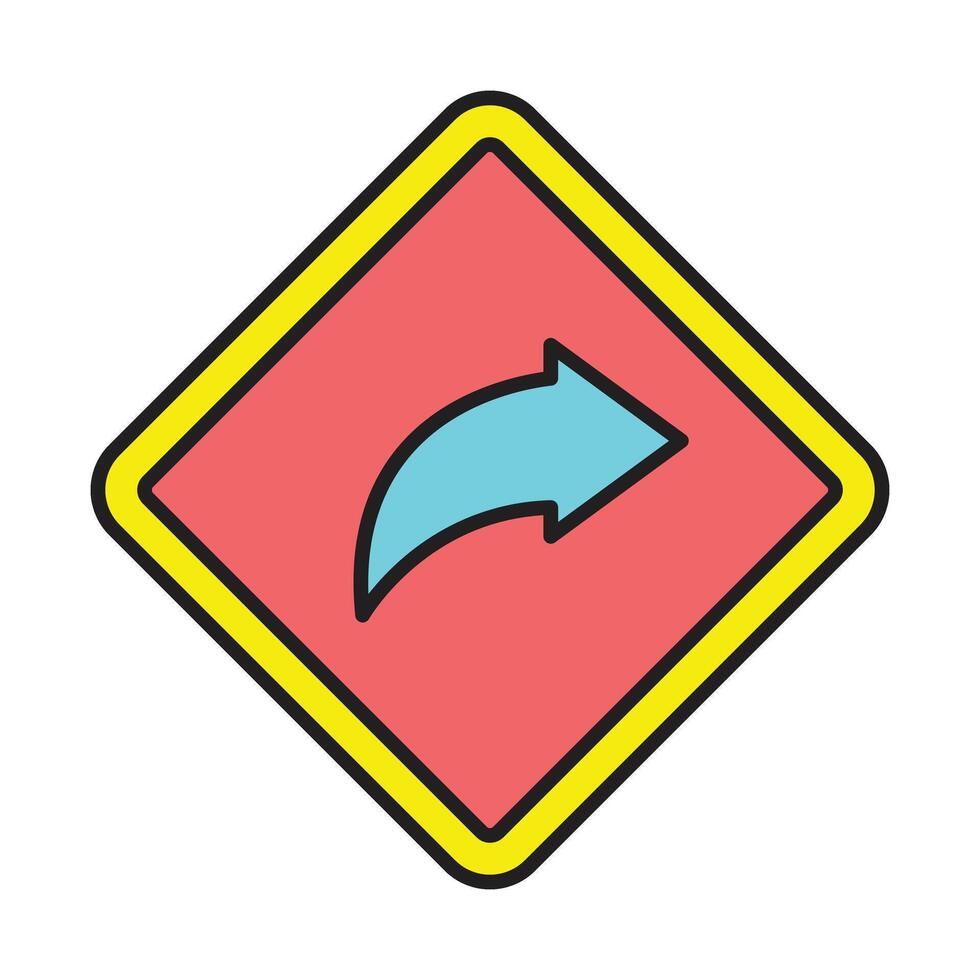 Share Line Filled Icon Design vector