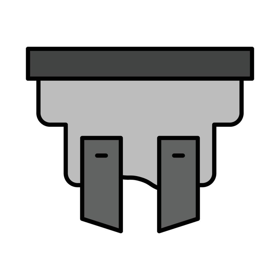 Fuse Line Filled Icon Design vector