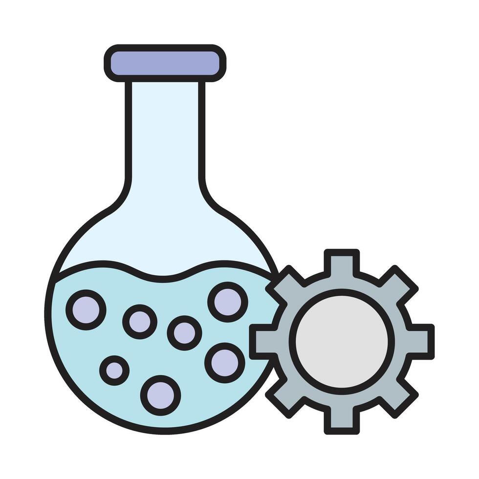 Catalyst Line Filled Icon Design vector
