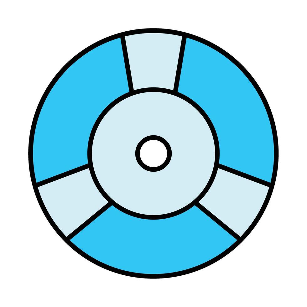 Cds Line Filled Icon Design vector