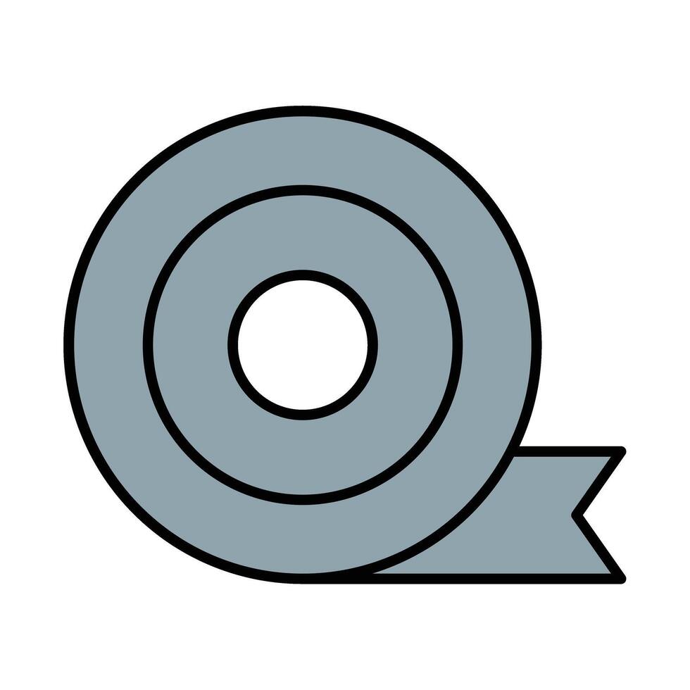 Insulating Tape Line Filled Icon Design vector