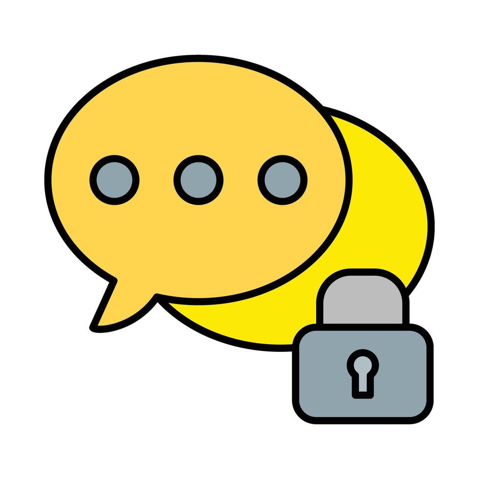 Private Line Icon vector