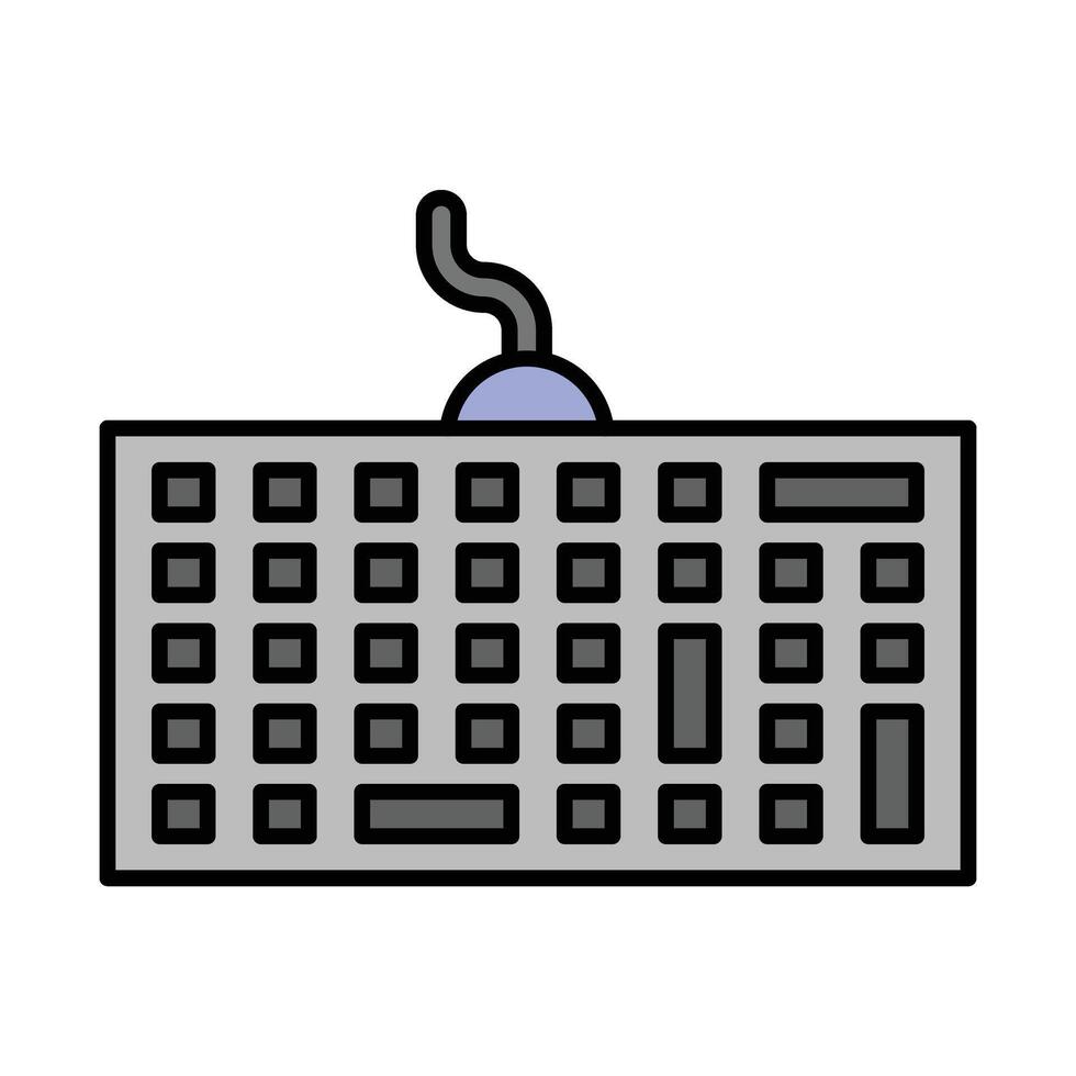 Keyboard Line Icon vector