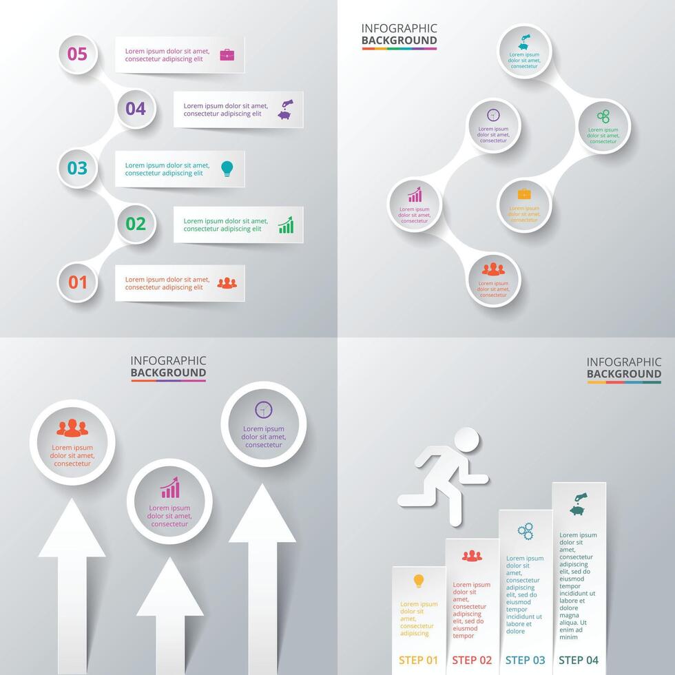 Elements set for infographic. Template for diagram, graph, presentation. vector