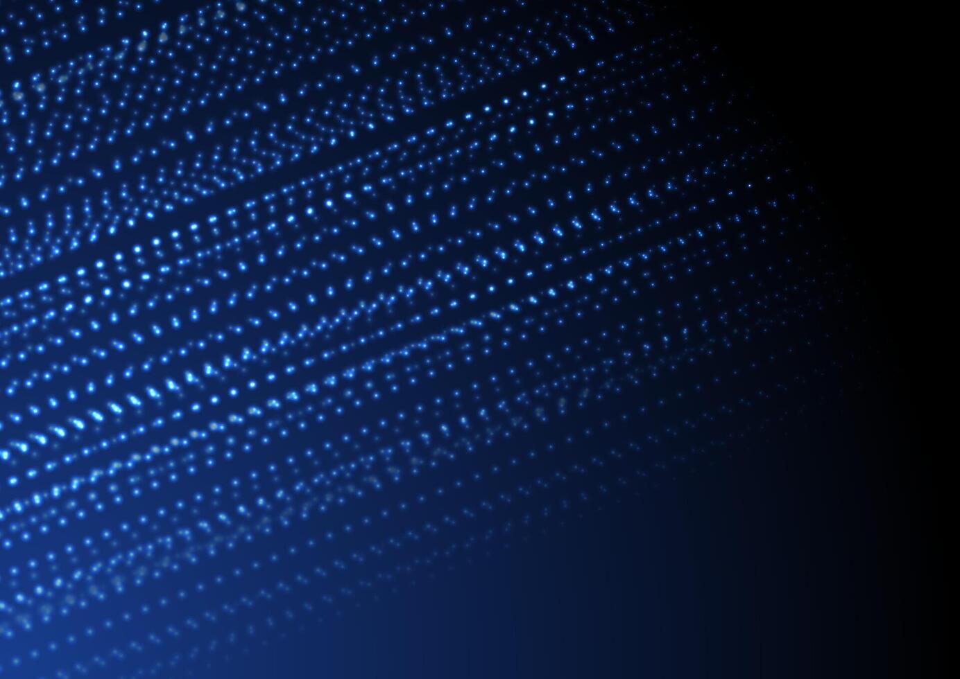 Neon glowing futuristic dotted lines abstract background vector