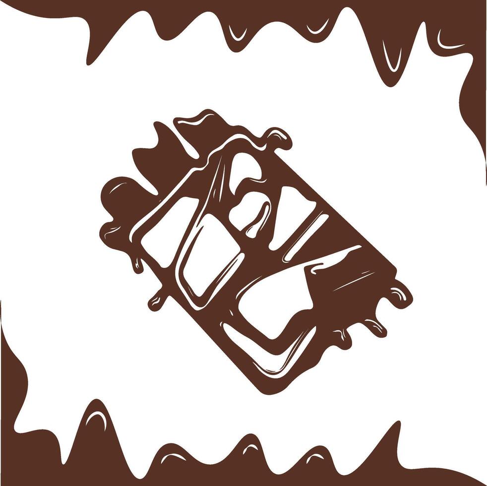 Realistic Chocolate Pieces vector
