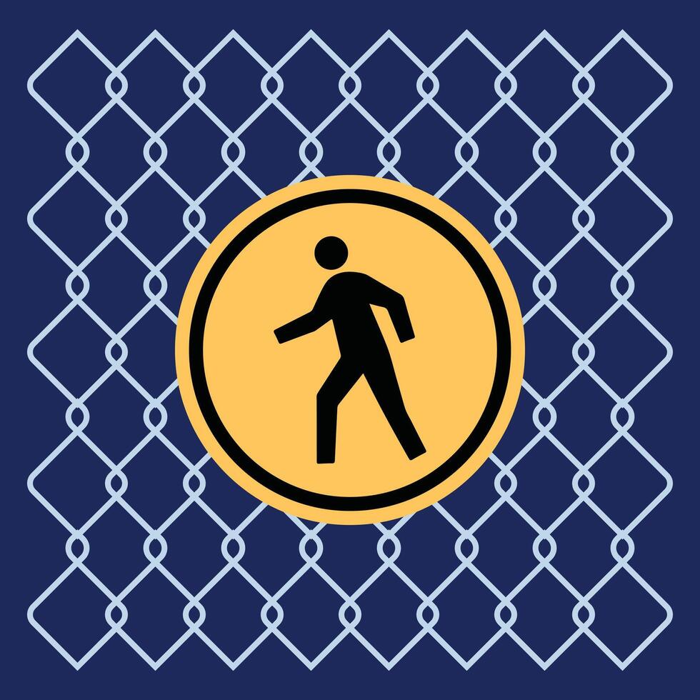 Walk area on chain vector