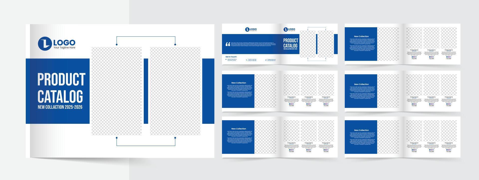 Product catalog or catalogue template design vector