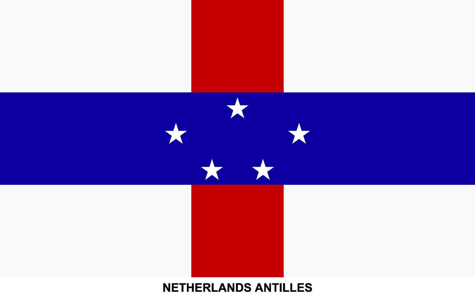 Flag of NETHERLANDS ANTILLES, NETHERLANDS ANTILLES national flag vector