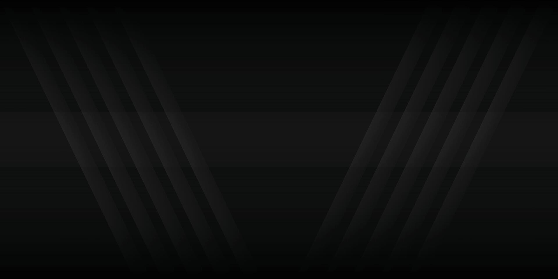 lines on dark black background with modern design. Realistic wallpaper with luxurious flowing lines. Elegant background for posters, websites, brochures, cards, banners, apps, etc vector