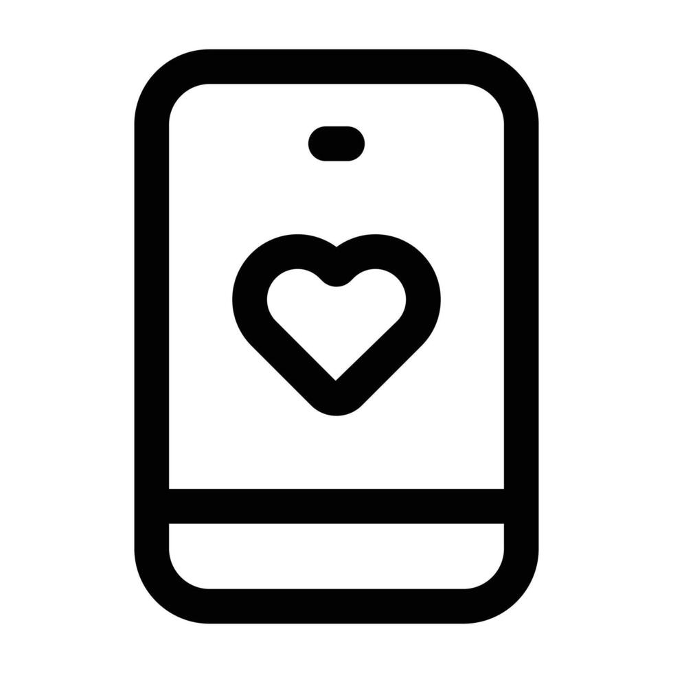 Simple Dating App icon. The icon can be used for websites, print templates, presentation templates, illustrations, etc vector