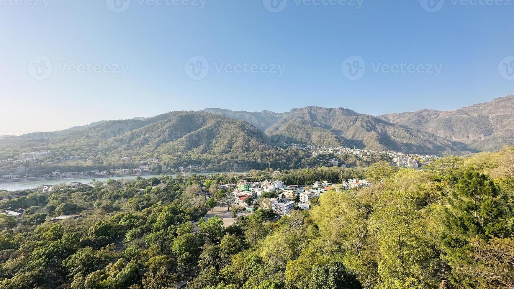 view of uttrakhand, rishikesh green neture photo