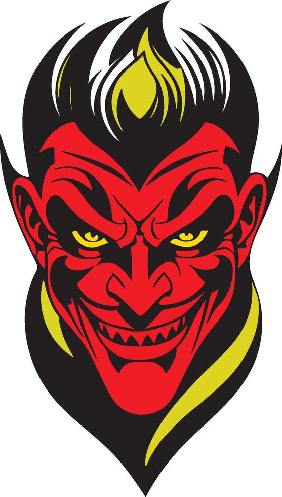 Horror joker smile realistic illustration 45930470 Vector Art at Vecteezy