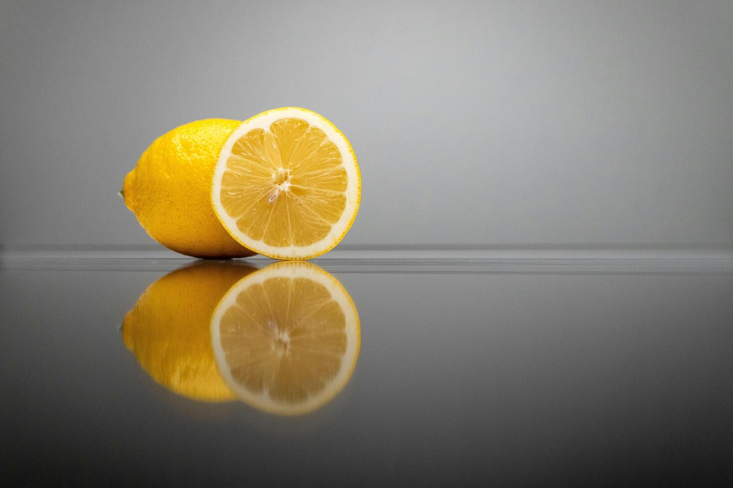Lemons on the table photo
