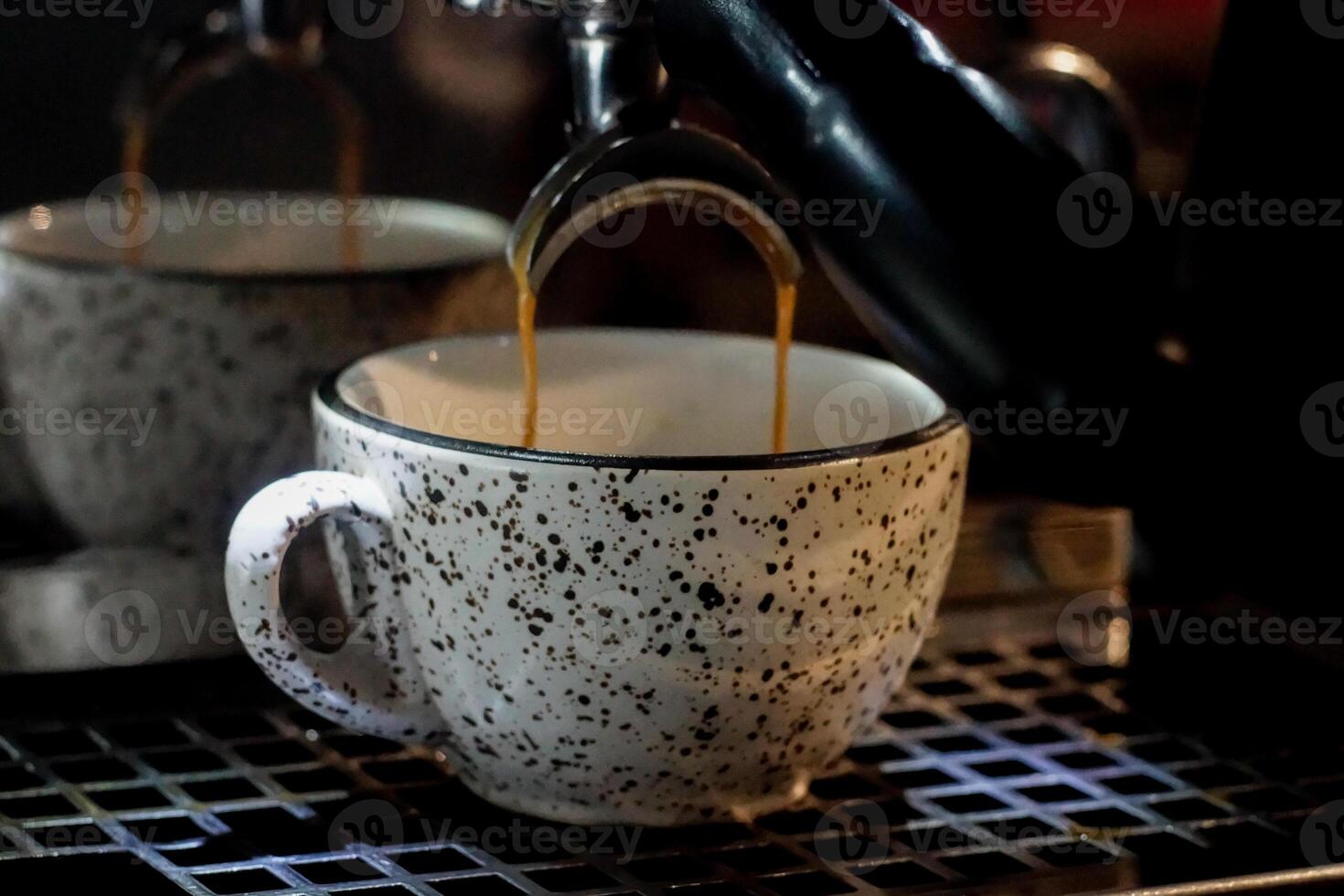 Barista Making Coffee photo