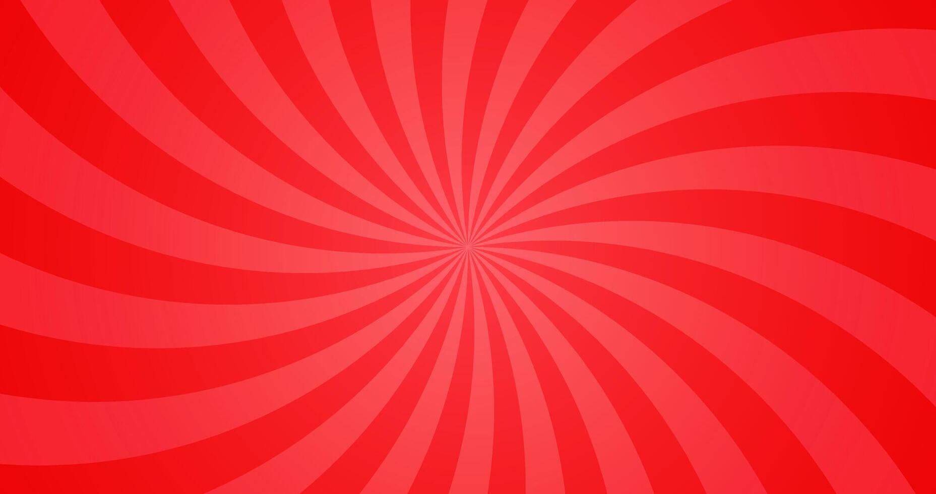 Simple Gradient Solar Flare in Vibrant Reds Blank Horizontal Plain Background vector