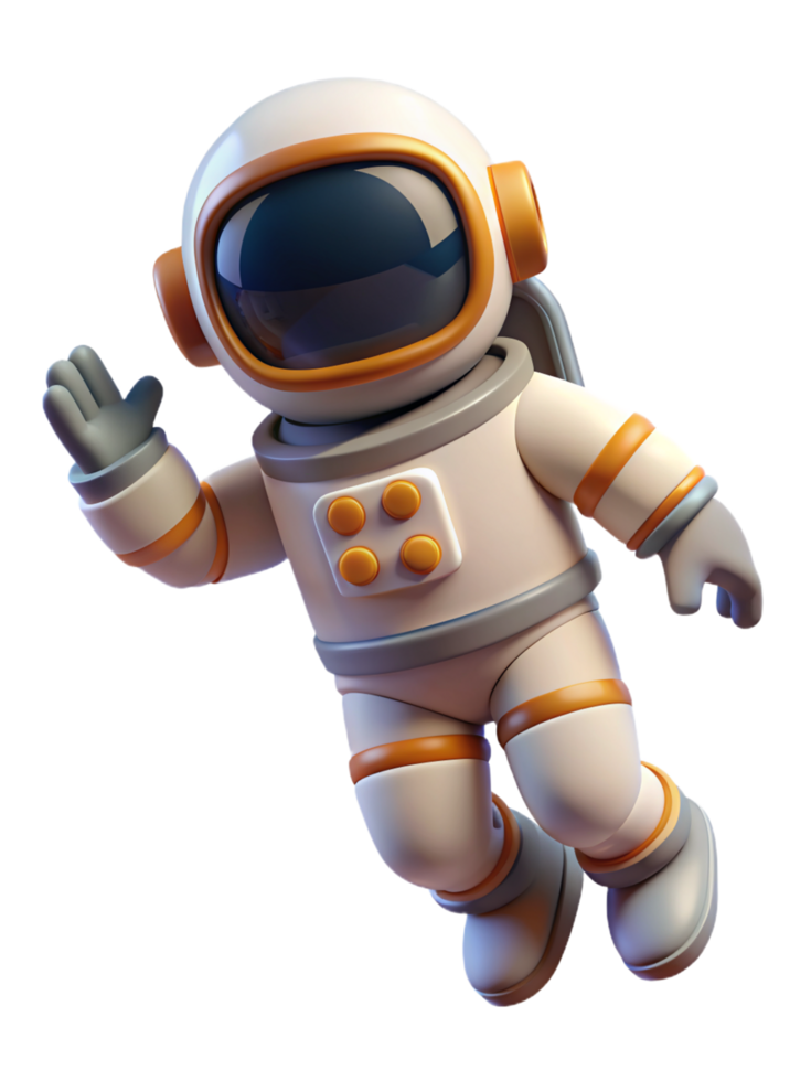 Astronaut Suit 3d Character png