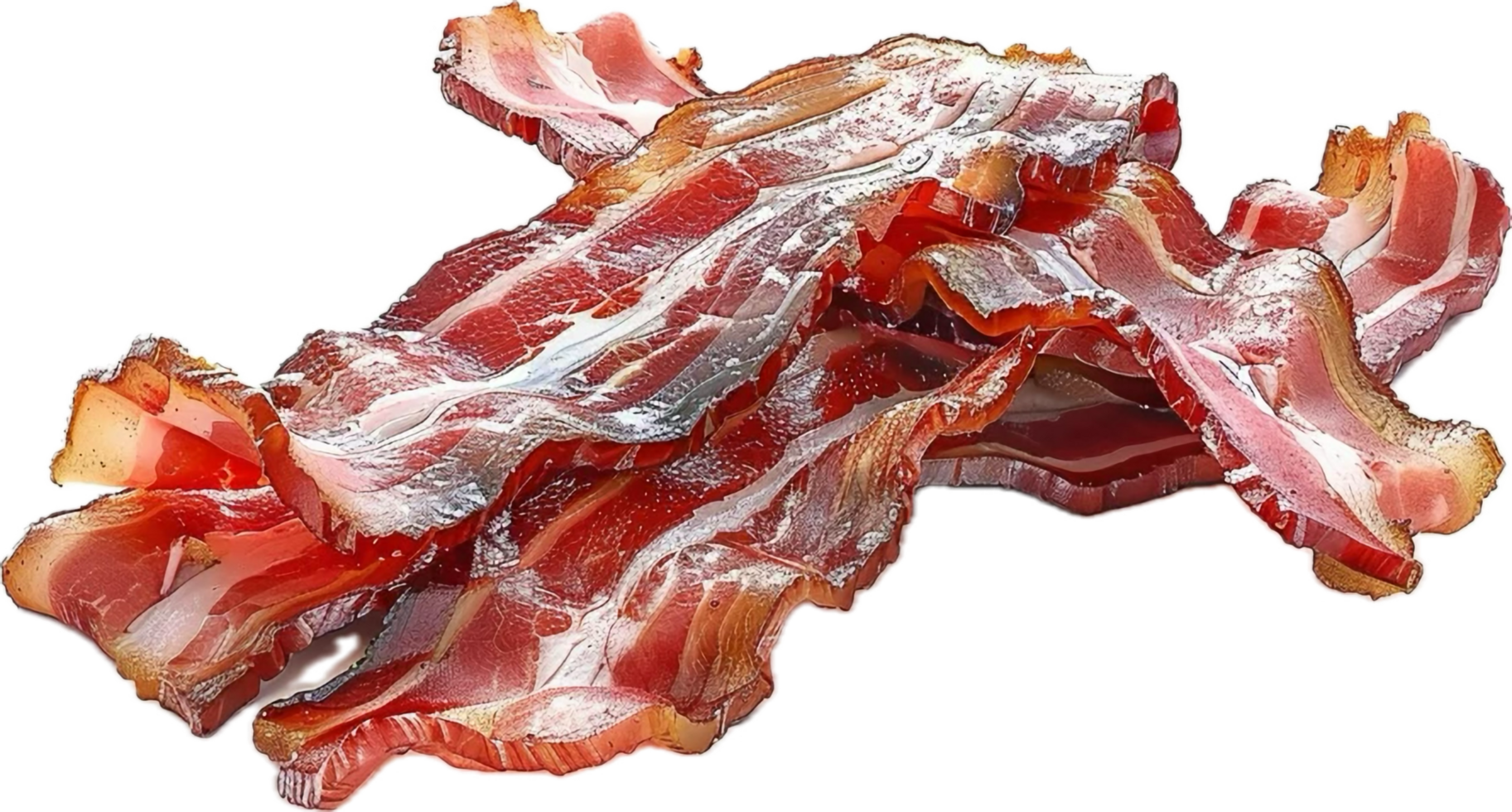 Crispy Cooked Bacon Strips. png