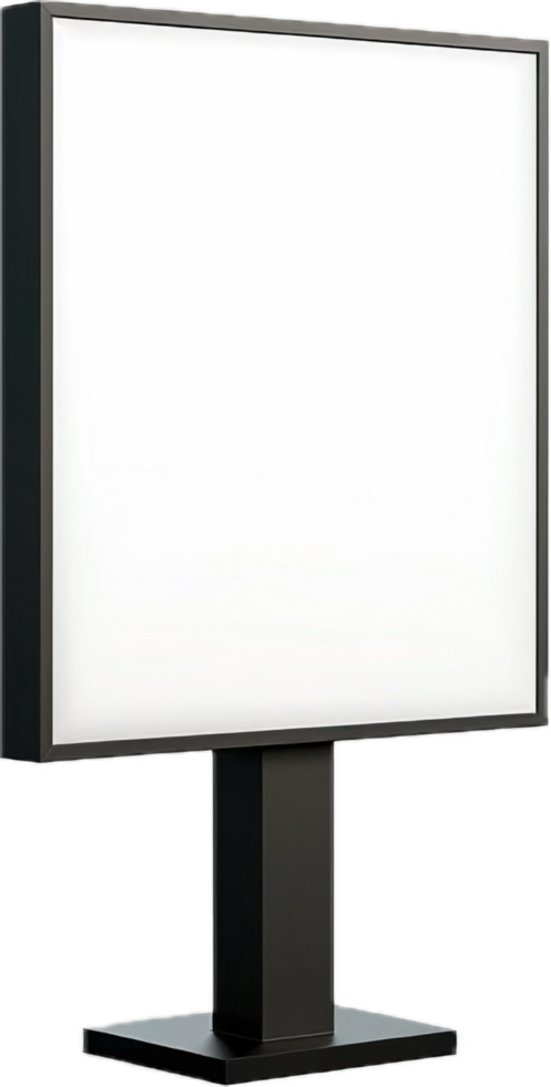 Blank Vintage Street Sign Frame. png