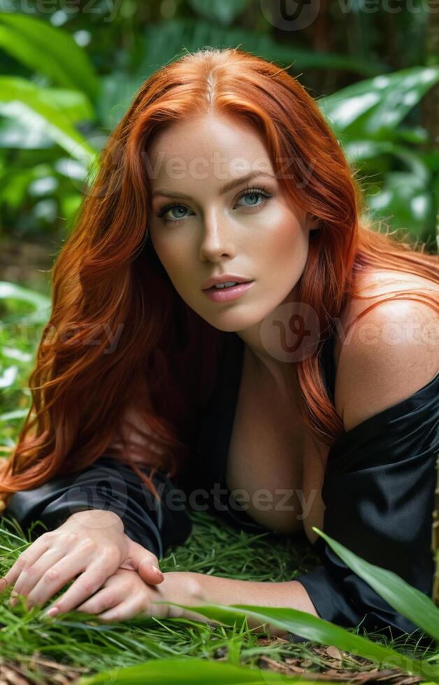 Beautiful Hot Gorgeous Woman photoshoot in outdoor forest, Sexy photo