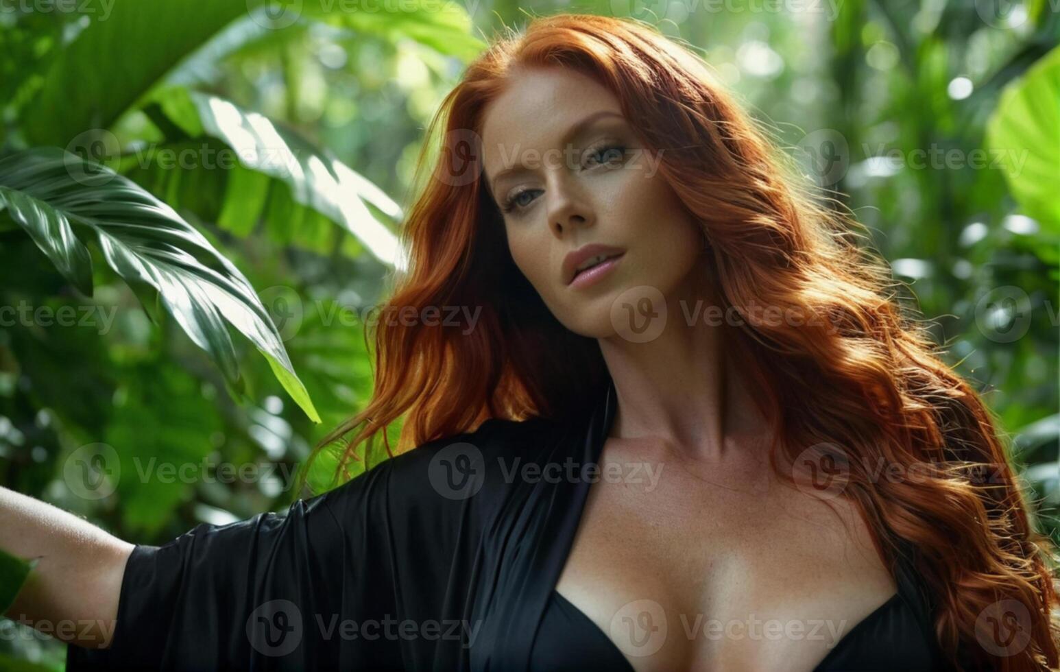Beautiful Hot Gorgeous Woman photoshoot in outdoor forest, Sexy photo