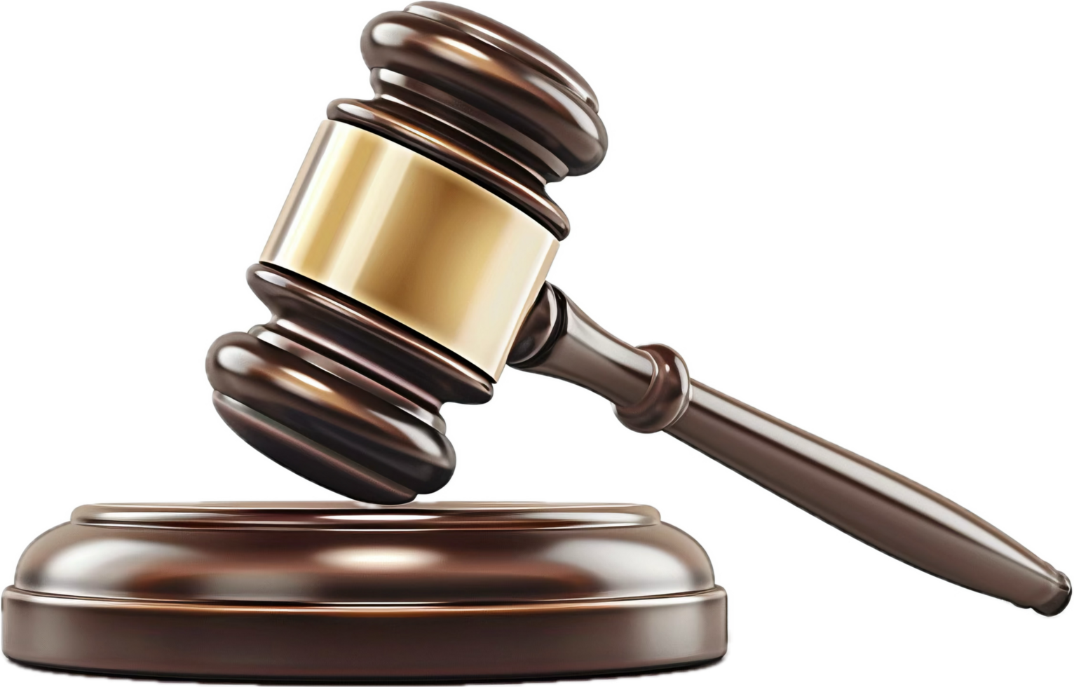 Wooden Judge Gavel on Sound. png