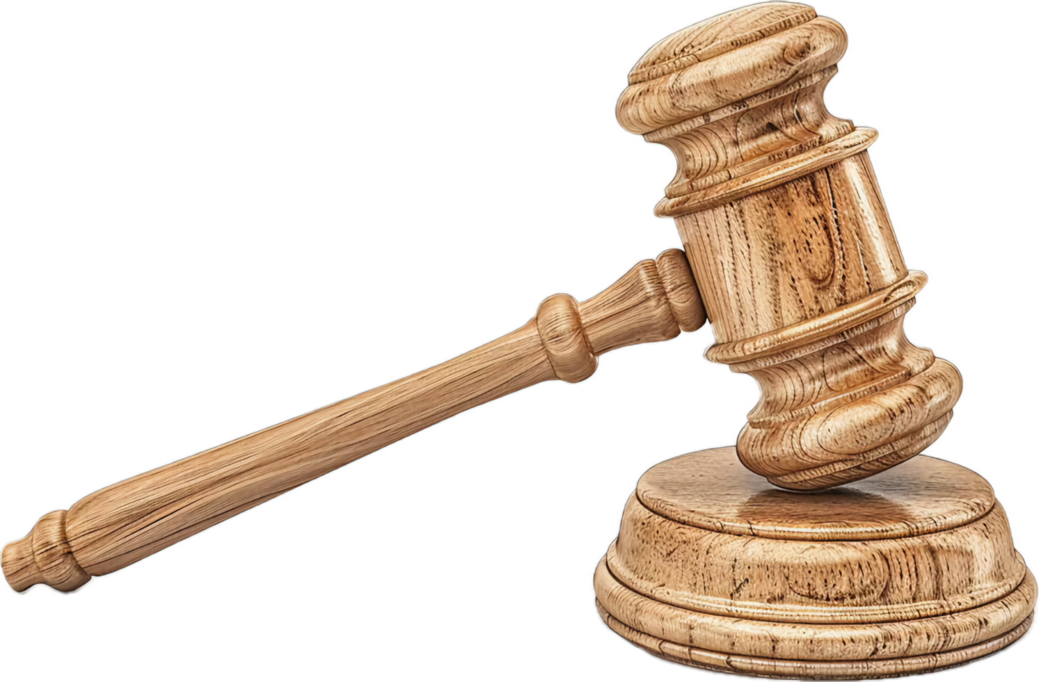 Wooden Judge Gavel on Sound. png