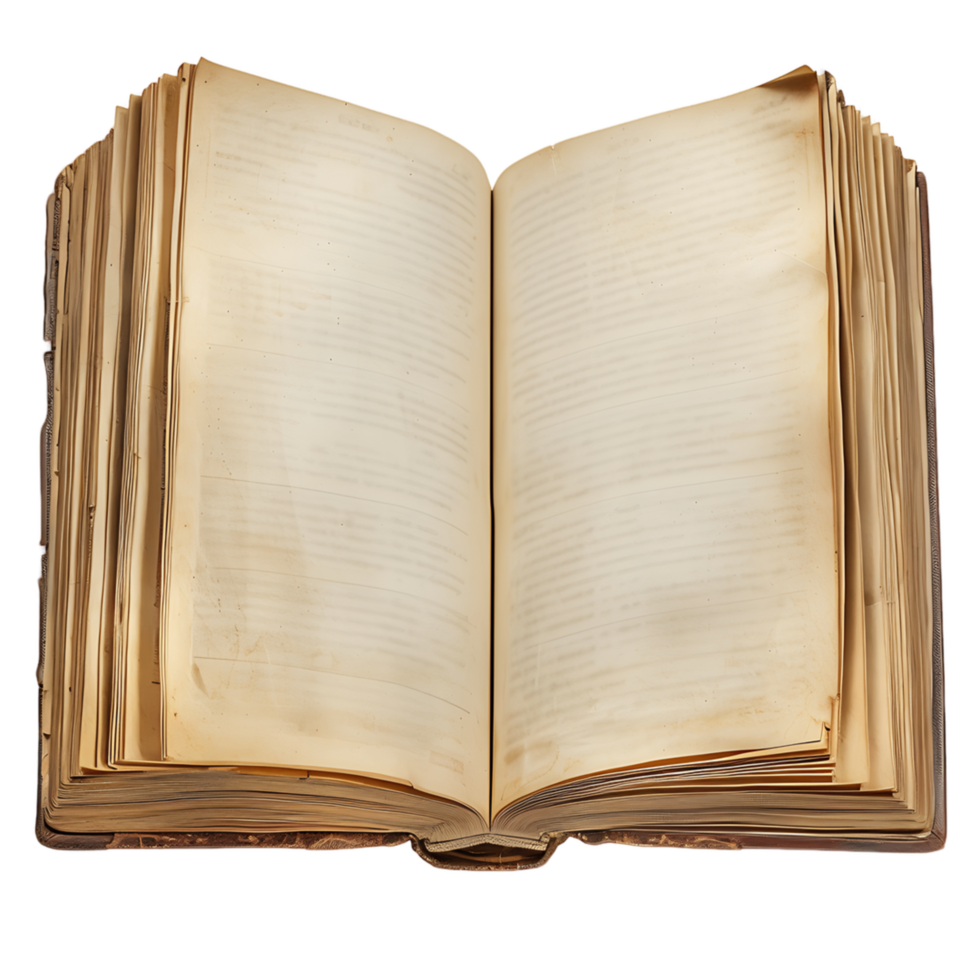 Blank Pages Open Book for Your Creative Projects png