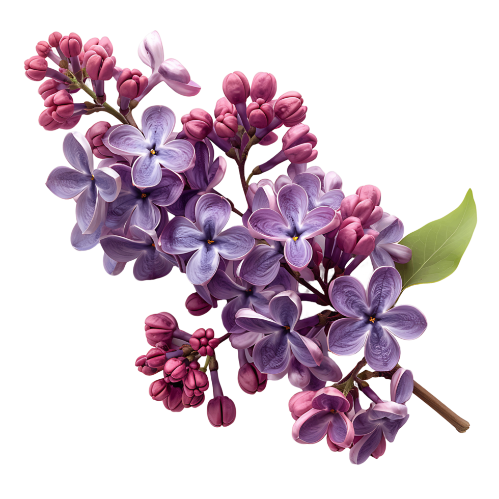 Contemporary Purple Lilac Flowers Branch Images for Your Creative Projects png