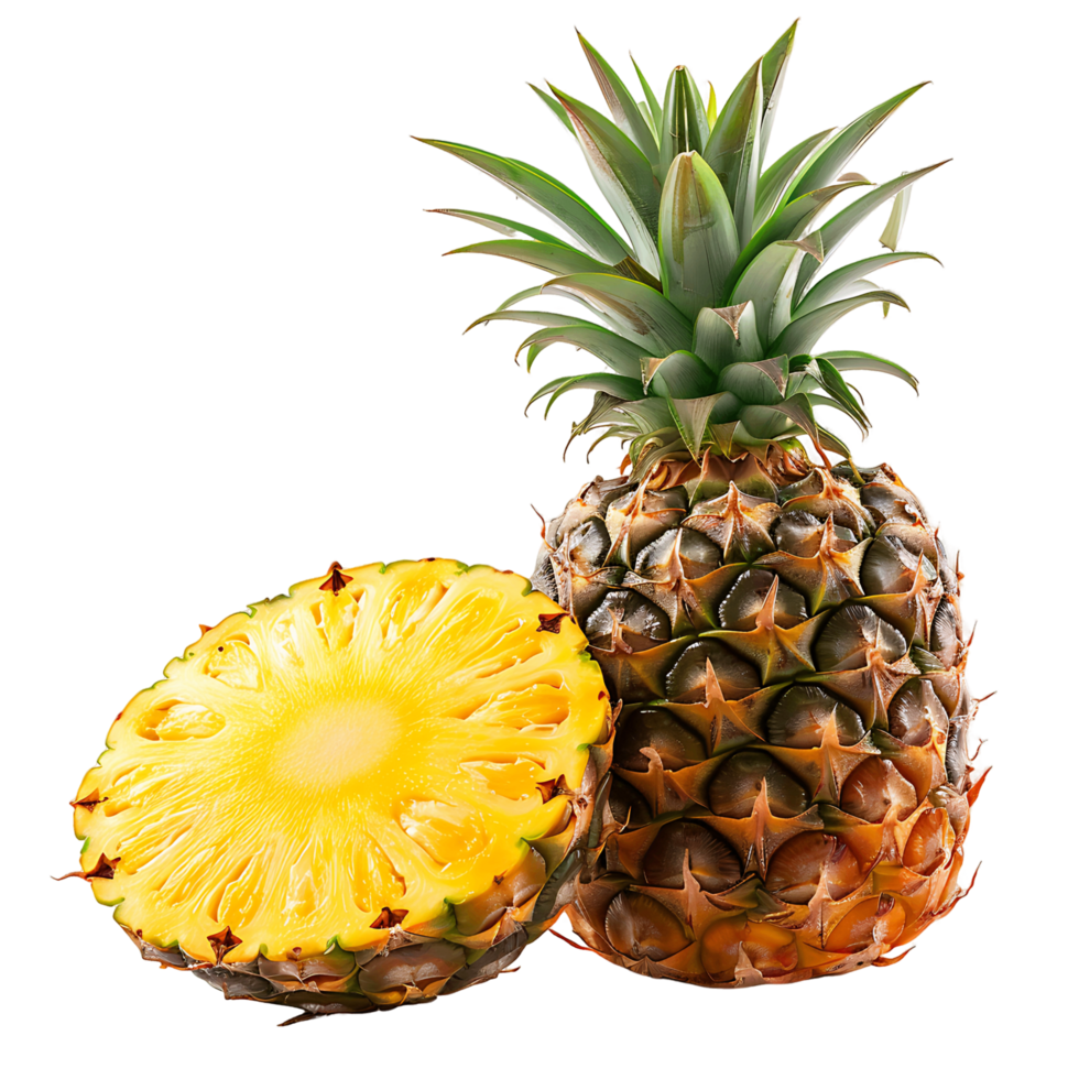 Tropical Delight Isolated Pineapple Cut Outs png