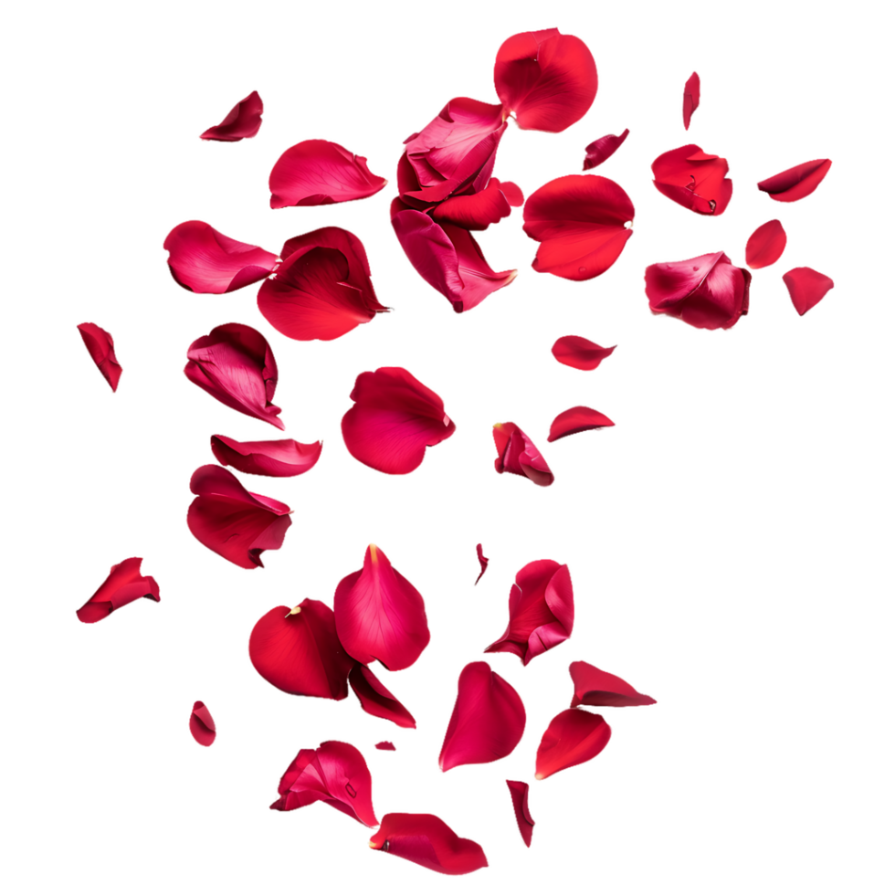 Contemporary Red Flower Petals Images for Your Creative Projects png