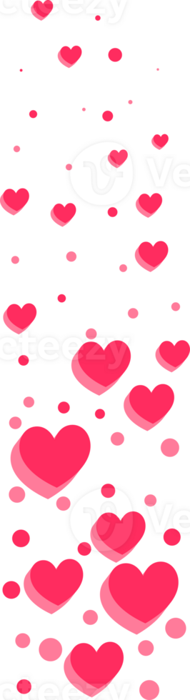 Love likes hearts. Reaction and feedback for social media. Flying emoji stream. Symbols flow for online chart. png