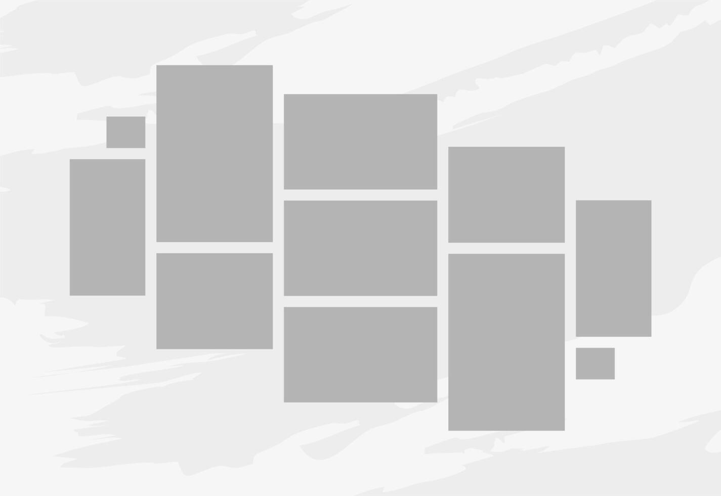 Pictures or photos frame collage. comics page grid layout abstract photo frames and digital photo wall template vector