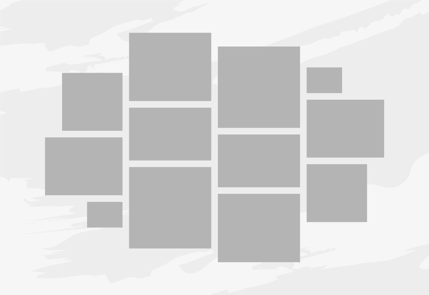 Pictures or photos frame collage. comics page grid layout abstract photo frames and digital photo wall template vector