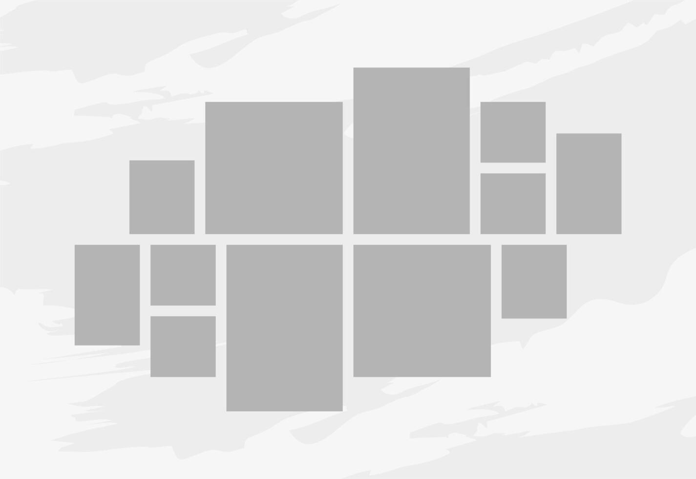 Pictures or photos frame collage. comics page grid layout abstract photo frames and digital photo wall template vector