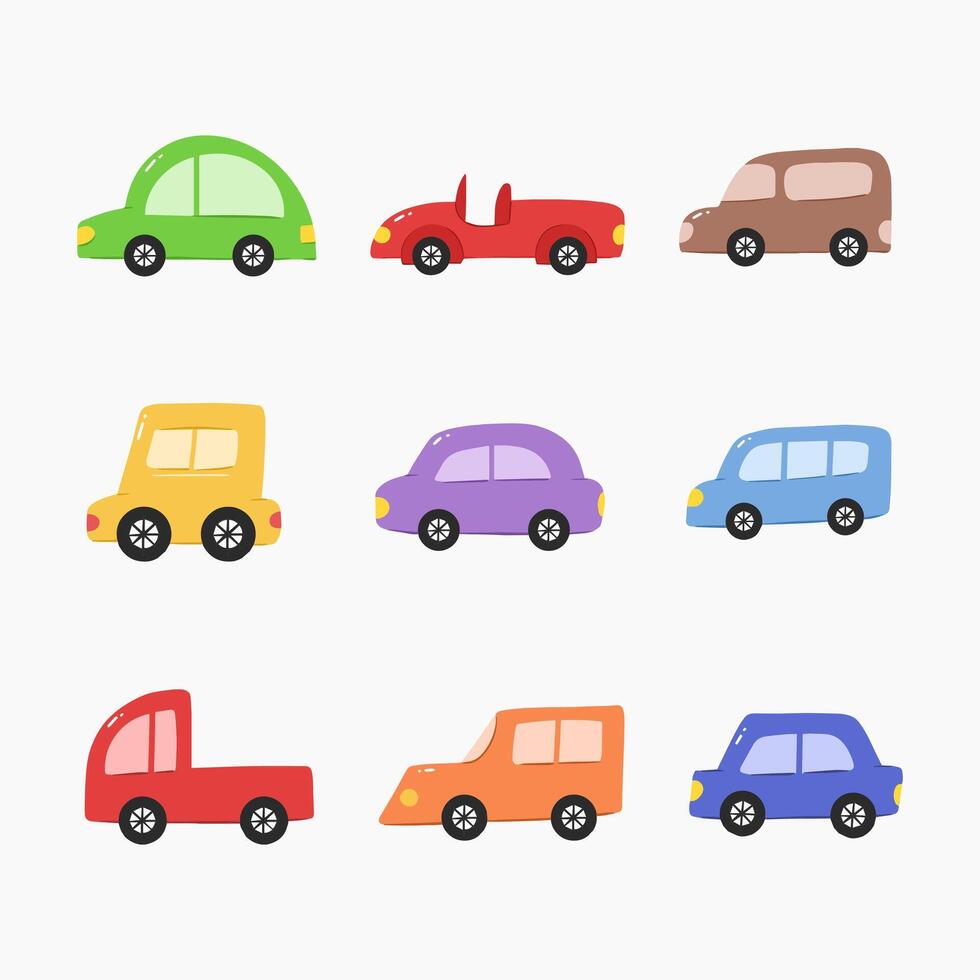 Car hand drawn illustration vector